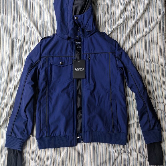 Baubax travel bomber jacket in Blue: Version 1 - Picture 3 of 7